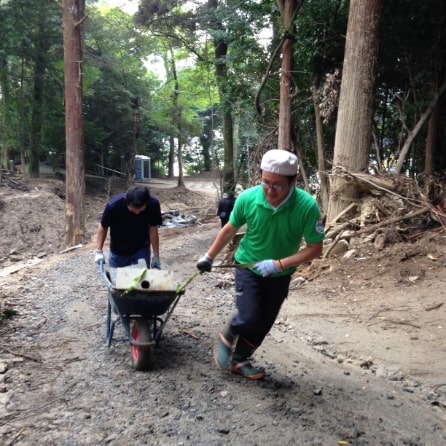 広島土砂災害時ボランティア2014年