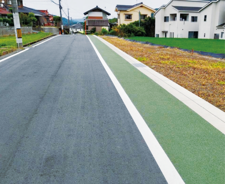 歩行者用グリーンベルト