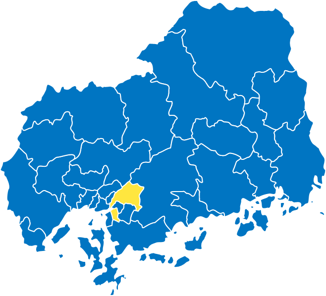 立憲民主党広島県第4区総支部活動区域